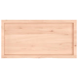 Étagère murale 100x50x(2-6) cm bois de chêne massif non traité