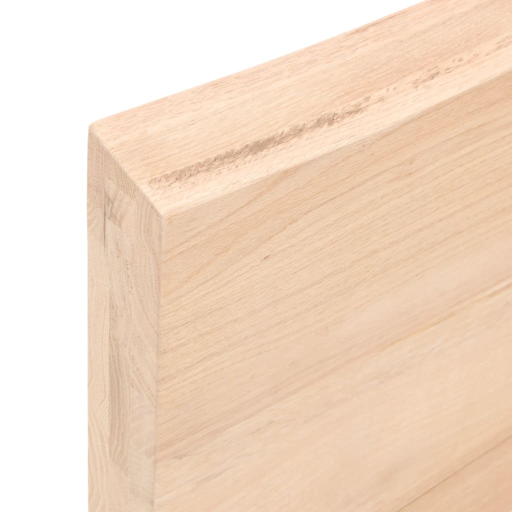 Étagère murale 100x50x(2-6) cm bois de chêne massif non traité