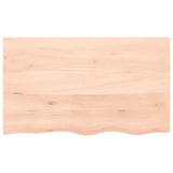 Étagère murale 100x60x(2-4) cm bois de chêne massif non traité