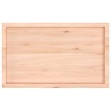 Étagère murale 100x60x(2-6) cm bois de chêne massif non traité