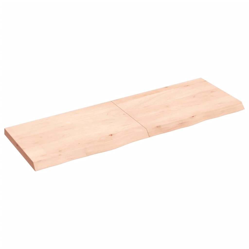 Étagère murale 120x40x(2-4) cm bois de chêne massif non traité