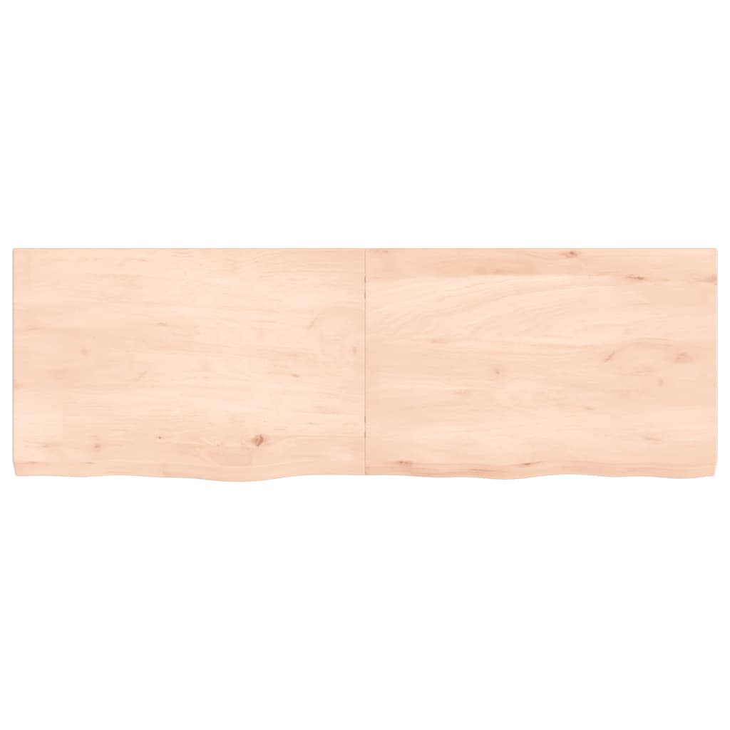 Étagère murale 120x40x(2-4) cm bois de chêne massif non traité