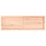 Étagère murale 120x40x(2-4) cm bois de chêne massif non traité