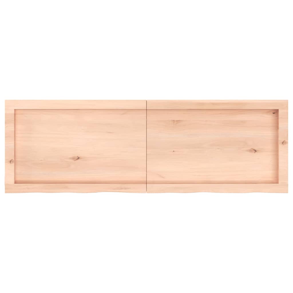 Étagère murale 120x40x(2-6) cm bois de chêne massif non traité