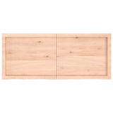 Étagère murale 120x50x(2-4) cm bois de chêne massif non traité