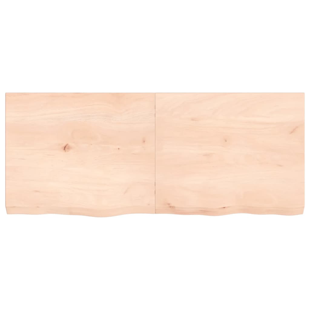 Étagère murale 120x50x(2-6) cm bois de chêne massif non traité