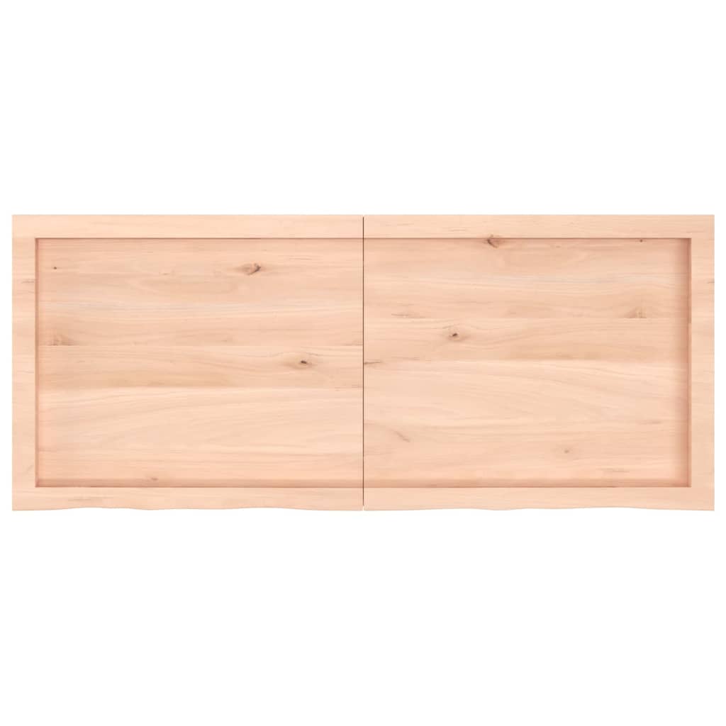 Étagère murale 120x50x(2-6) cm bois de chêne massif non traité