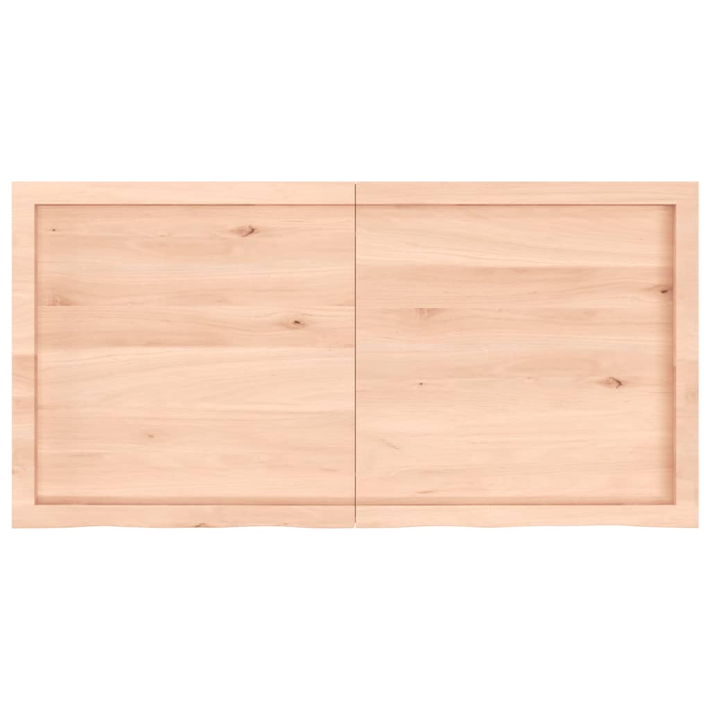 Étagère murale 120x60x(2-4) cm bois de chêne massif non traité