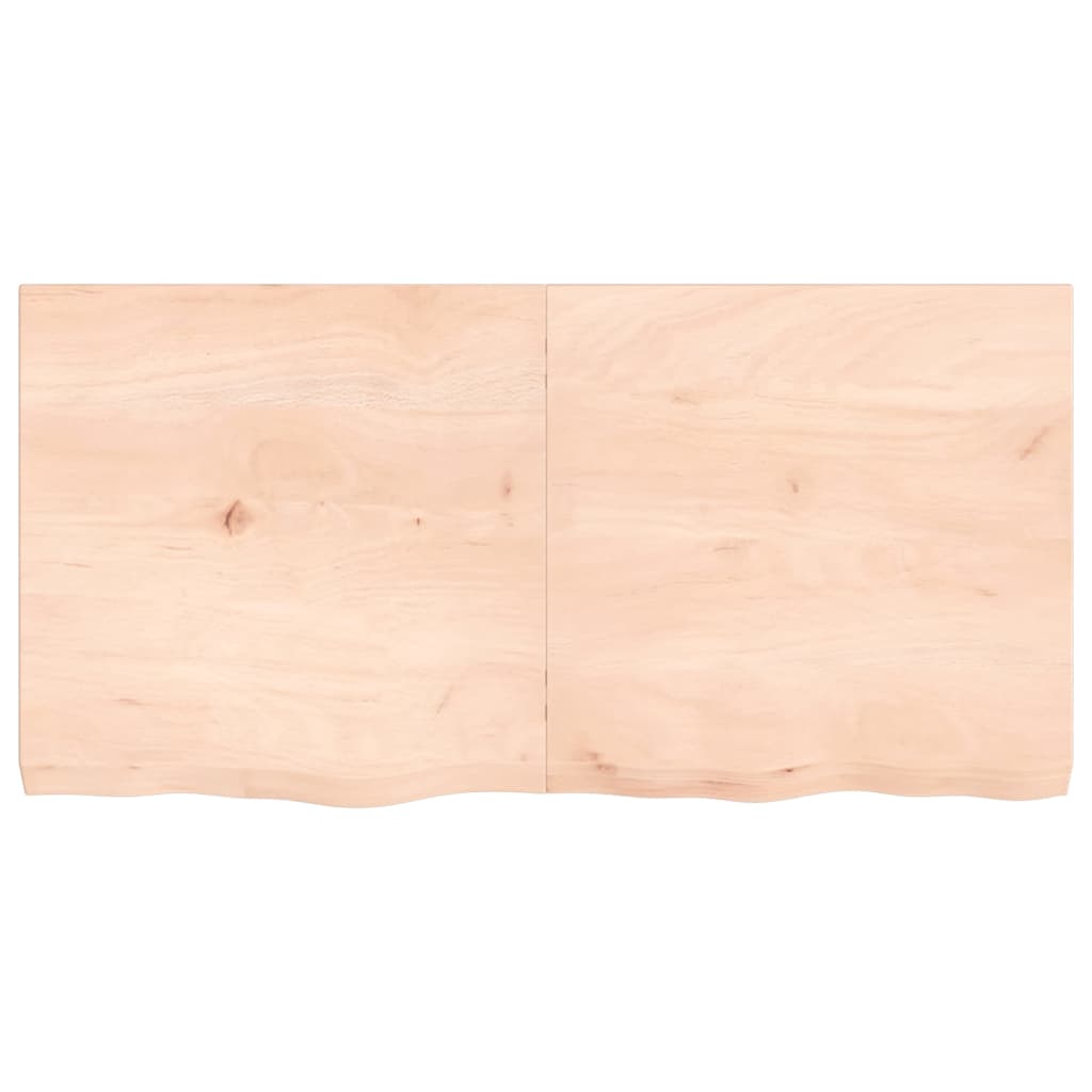 Étagère murale 120x60x(2-6) cm bois de chêne massif non traité