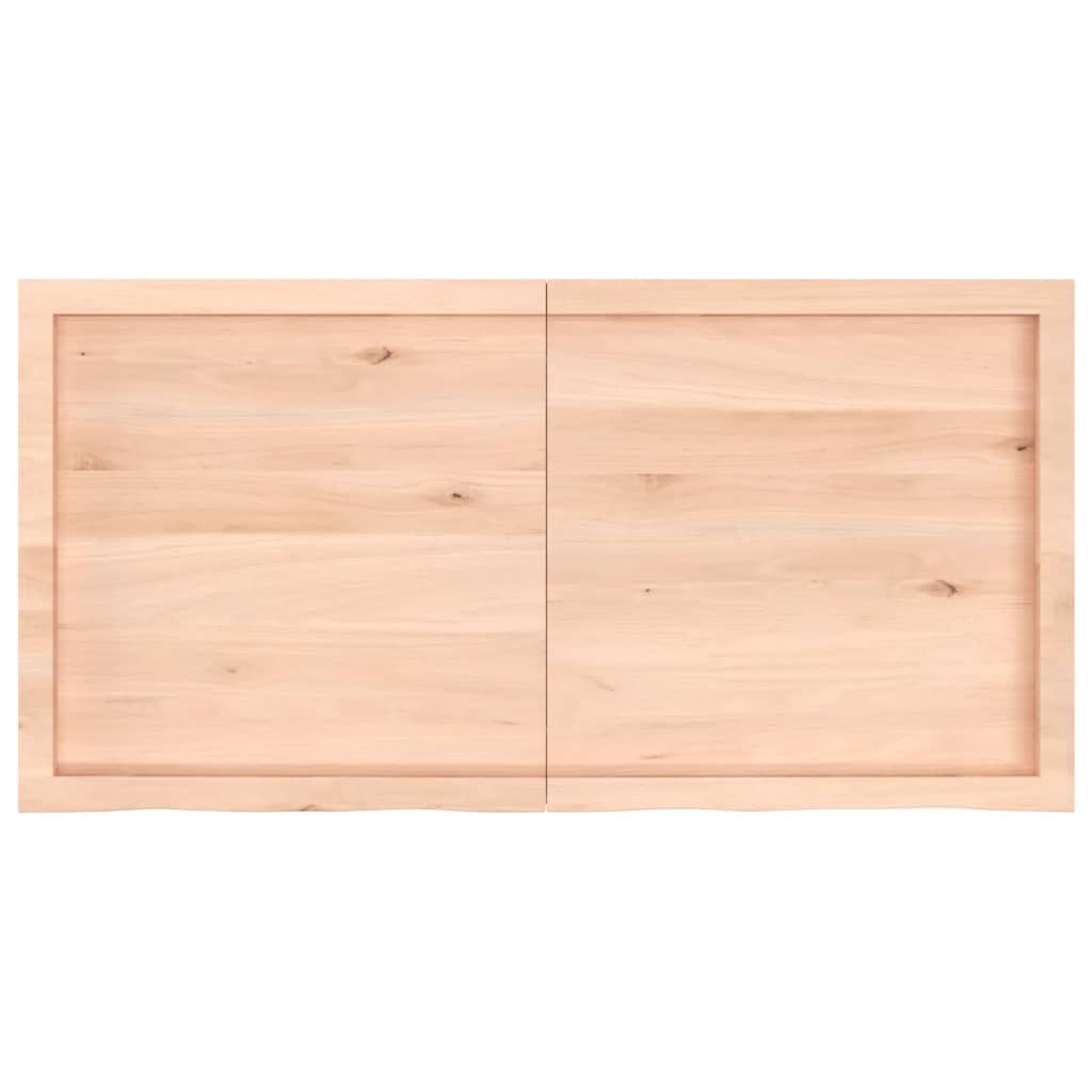 Étagère murale 120x60x(2-6) cm bois de chêne massif non traité