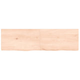 Étagère murale 140x40x(2-4) cm bois de chêne massif non traité