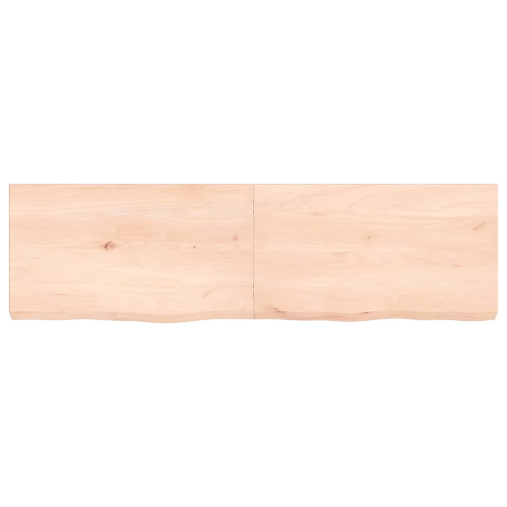 Étagère murale 140x40x(2-6) cm bois de chêne massif non traité