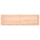 Étagère murale 140x40x(2-6) cm bois de chêne massif non traité