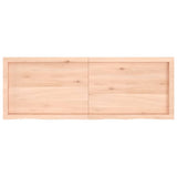 Étagère murale 140x50x(2-6) cm bois de chêne massif non traité