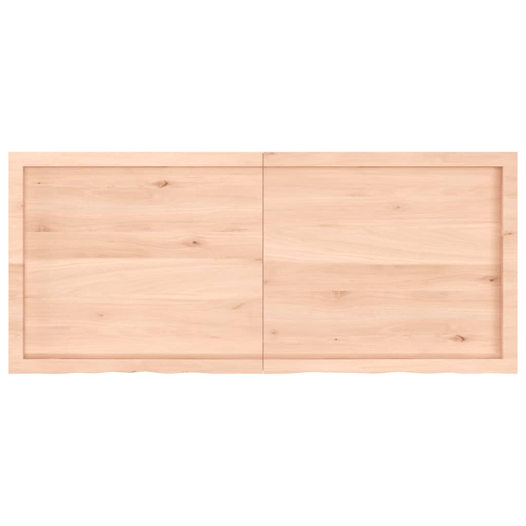 Étagère murale 140x60x(2-6) cm bois de chêne massif non traité