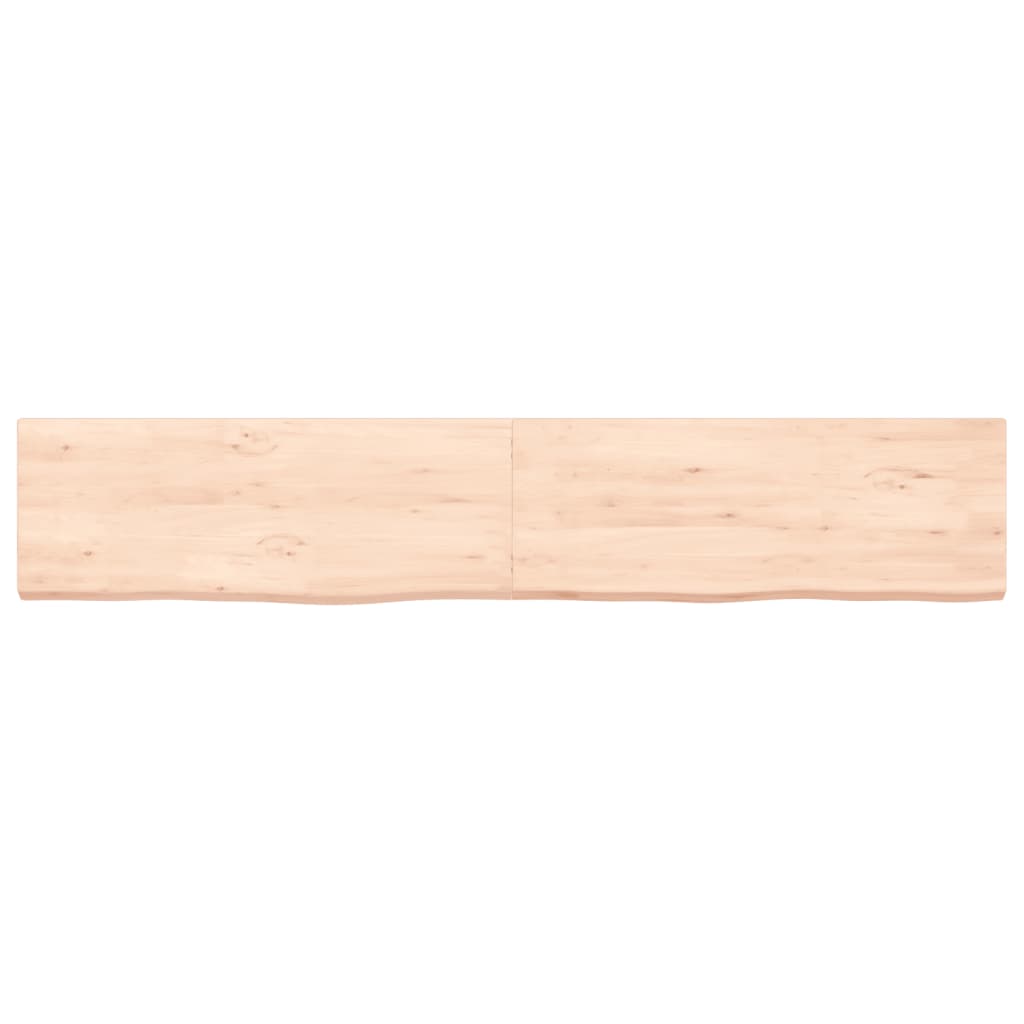 Étagère murale 160x30x(2-4) cm bois de chêne massif non traité