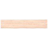 Étagère murale 160x30x(2-4) cm bois de chêne massif non traité