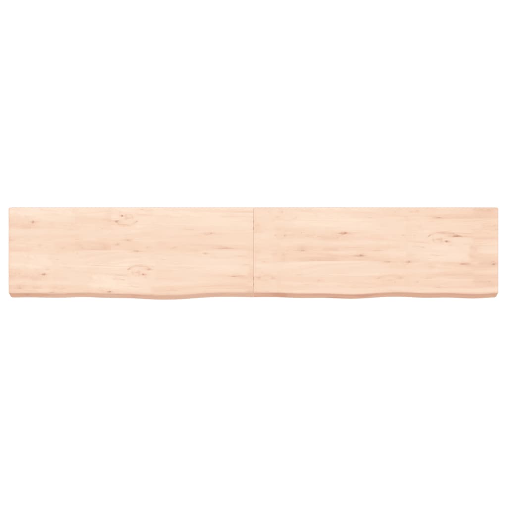 Étagère murale 160x30x(2-6) cm bois de chêne massif non traité