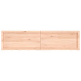 Étagère murale 160x40x(2-4) cm bois de chêne massif non traité