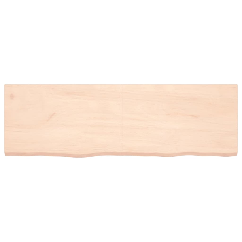 Étagère murale 160x50x(2-4) cm bois de chêne massif non traité