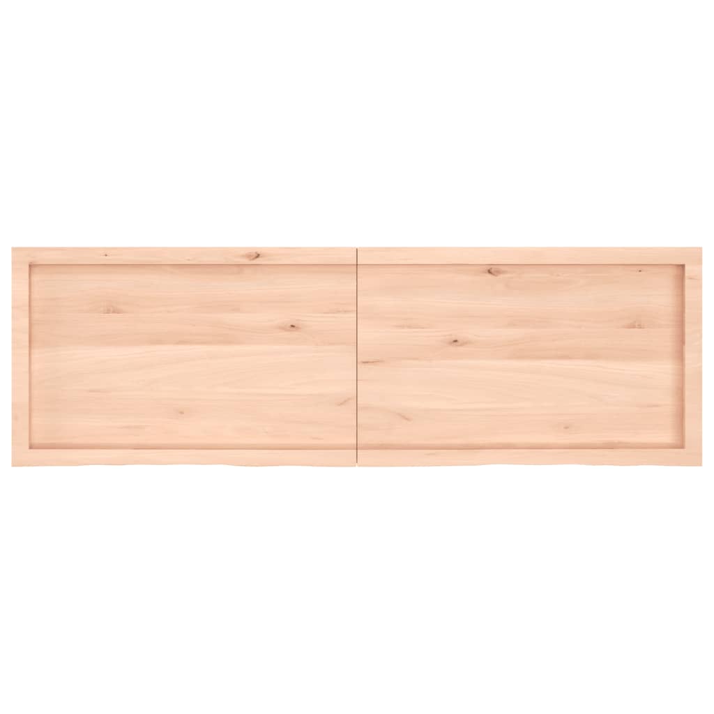 Étagère murale 160x50x(2-6) cm bois de chêne massif non traité