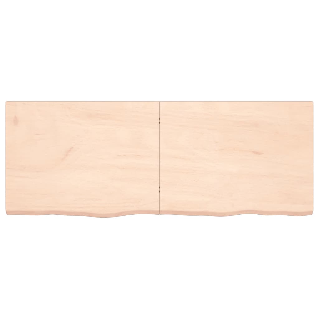 Étagère murale 160x60x(2-4) cm bois de chêne massif non traité