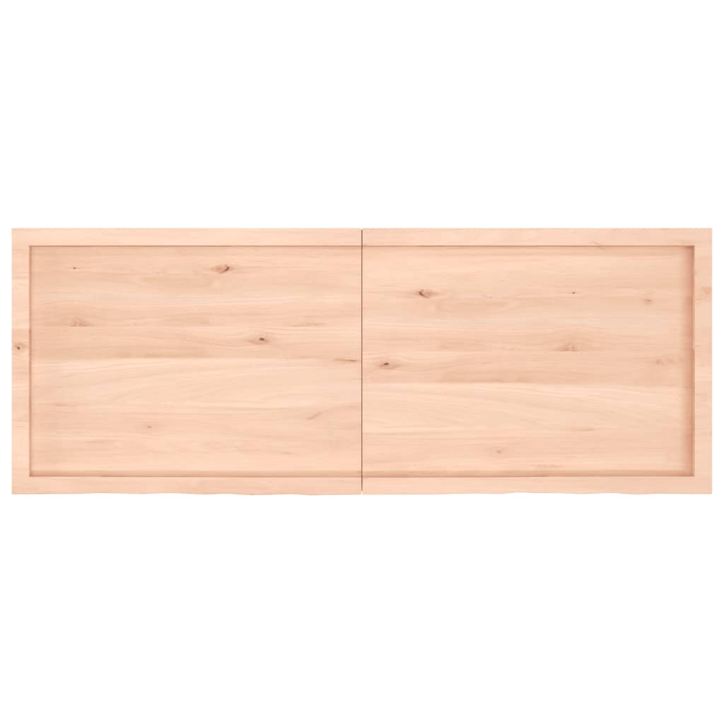 Étagère murale 160x60x(2-6) cm bois de chêne massif non traité