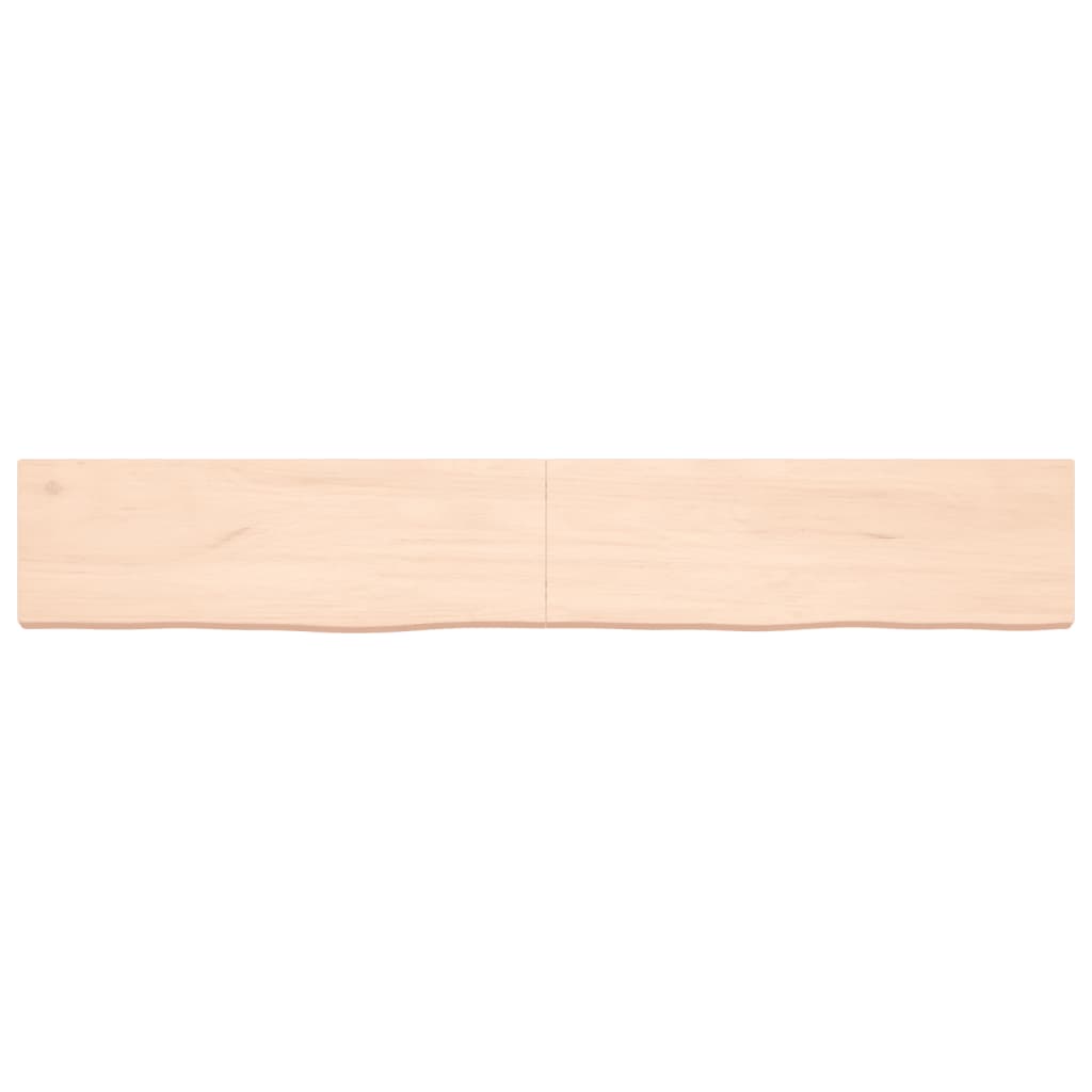 Étagère murale 180x30x(2-6) cm bois de chêne massif non traité