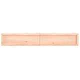 Étagère murale 180x30x(2-6) cm bois de chêne massif non traité