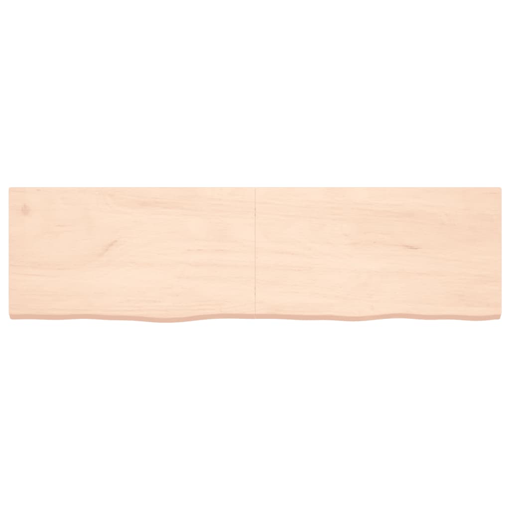 Étagère murale 180x50x(2-4) cm bois de chêne massif non traité