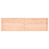 Étagère murale 180x50x(2-4) cm bois de chêne massif non traité