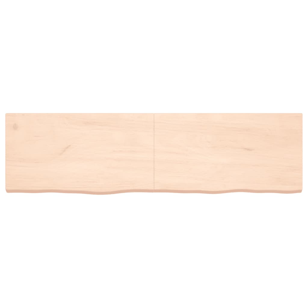 Étagère murale 180x50x(2-6) cm bois de chêne massif non traité