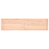 Étagère murale 200x50x(2-6) cm bois de chêne massif non traité