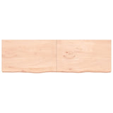 Étagère murale 200x60x(2-6) cm bois de chêne massif non traité