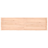 Étagère murale 220x60x(2-6) cm bois de chêne massif non traité