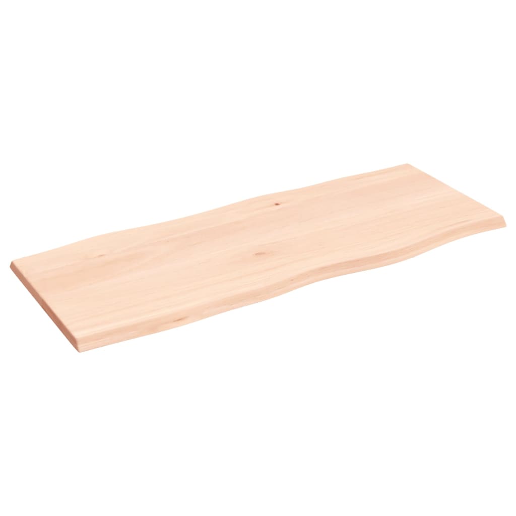 Dessus de table bois chêne massif non traité bordure assortie