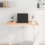 Untreated solid wood table top with matching border