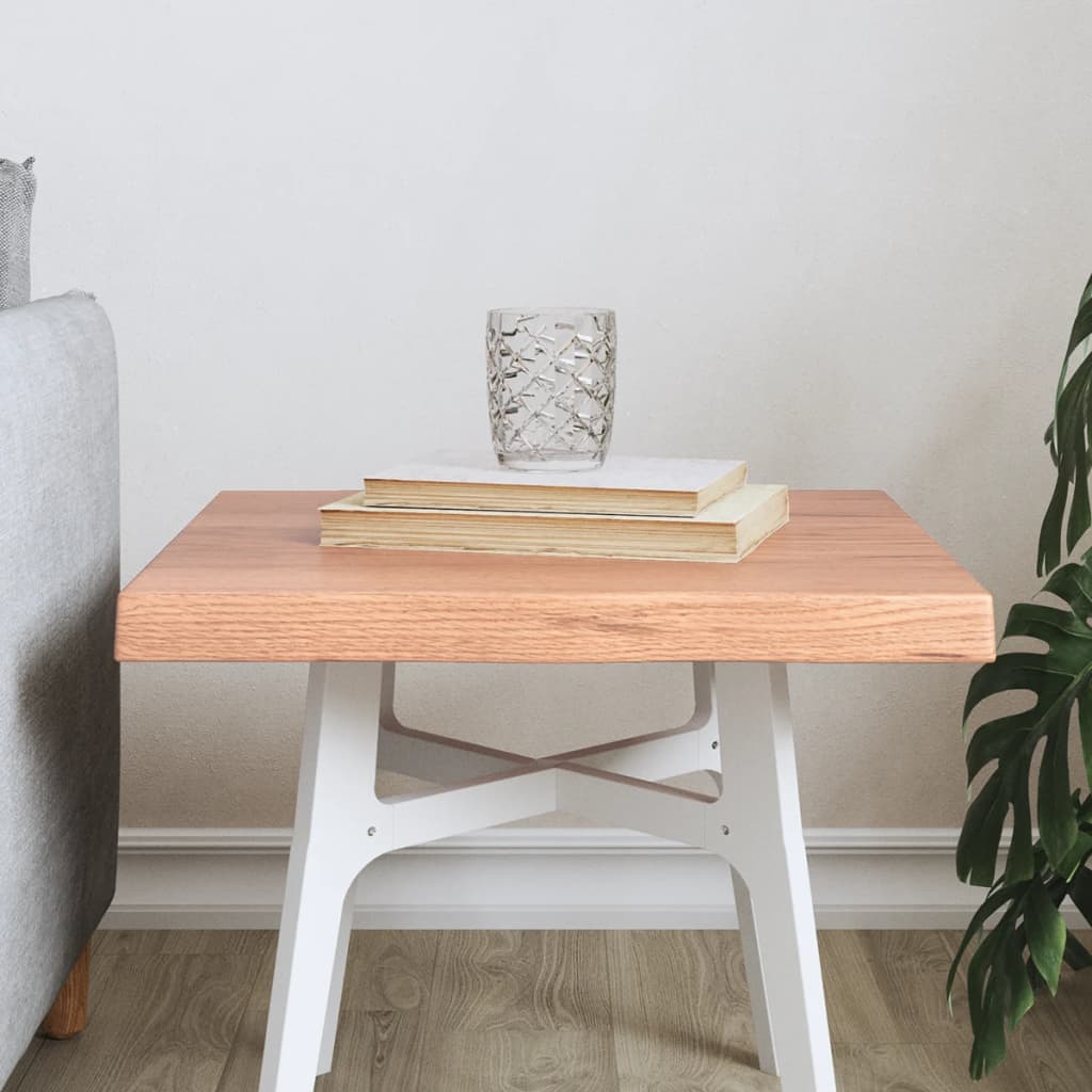 Treated solid wood table top with matching border