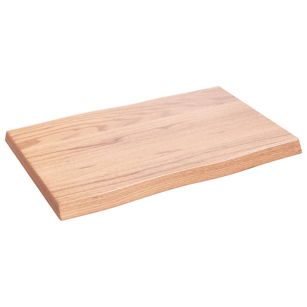 Dessus de table bois massif traité bordure assortie