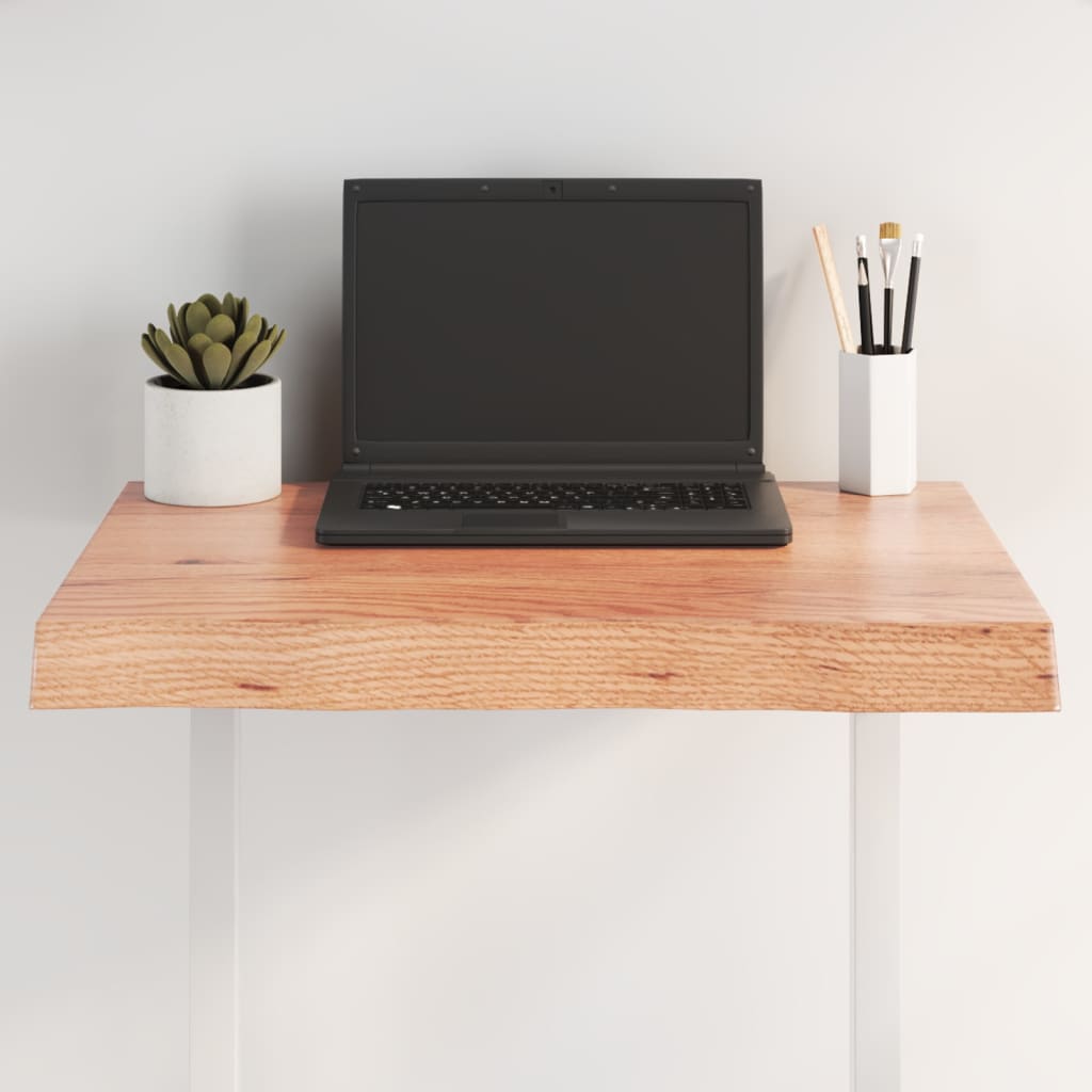 Treated solid wood table top with matching border