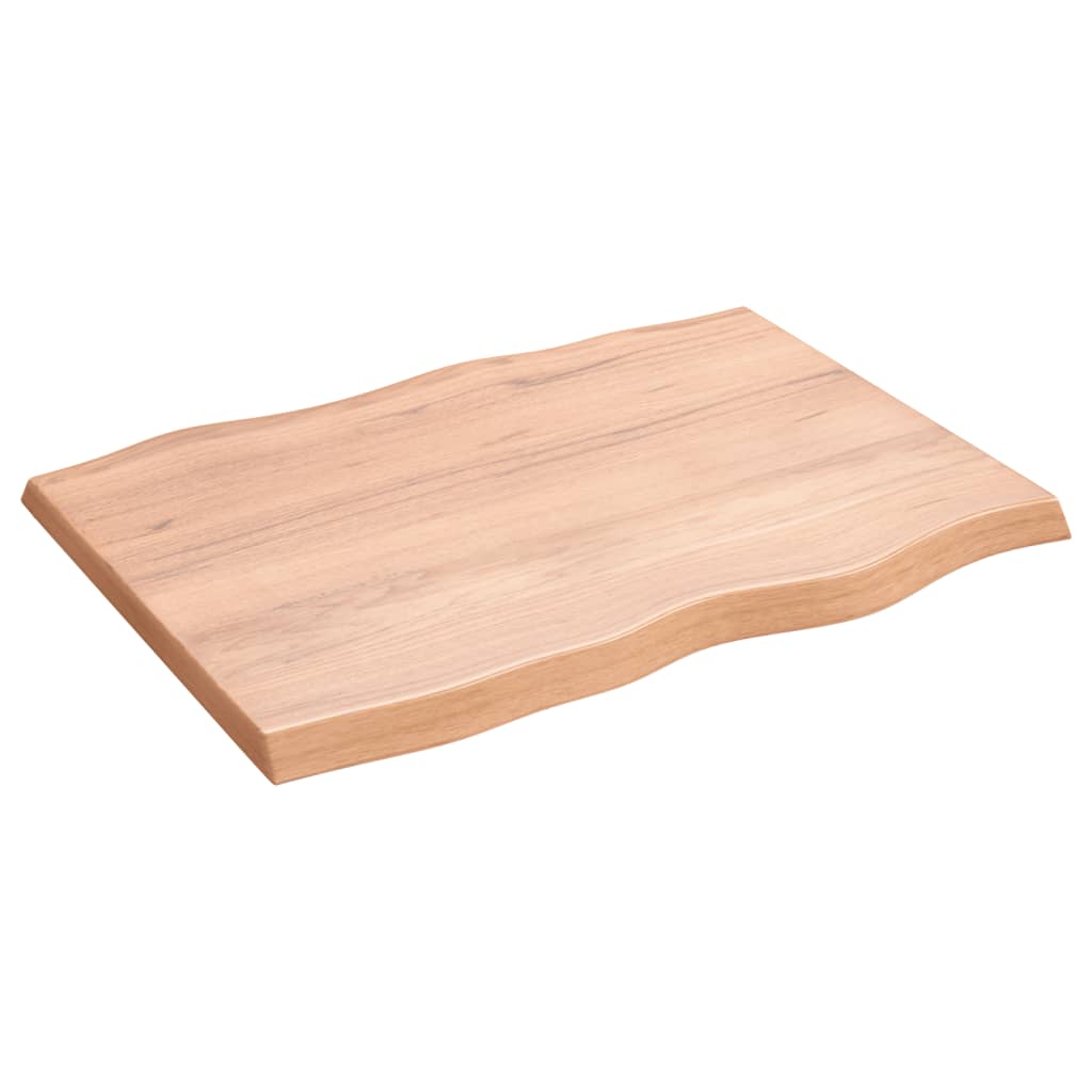 Dessus de table bois massif traité bordure assortie