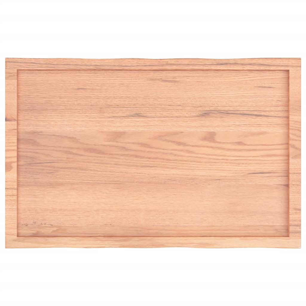 Dessus de table bois massif traité bordure assortie