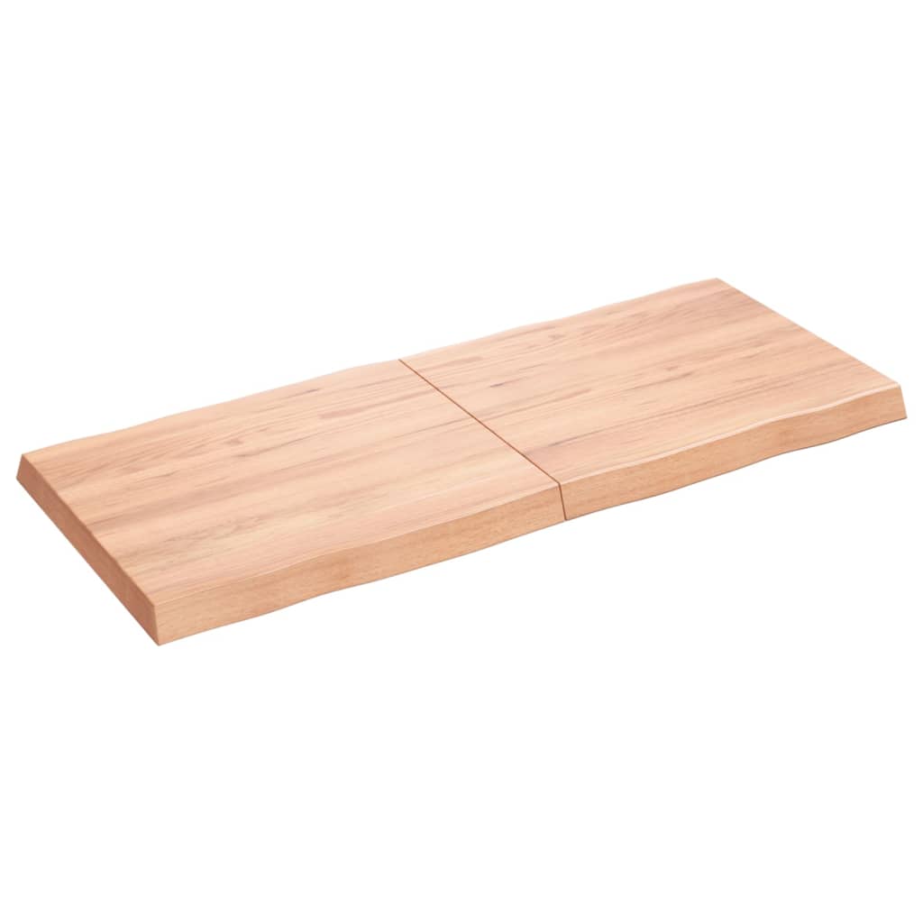 Dessus de table bois massif traité bordure assortie