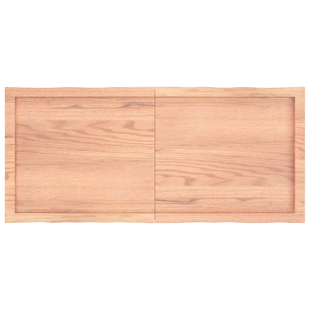 Dessus de table bois massif traité bordure assortie