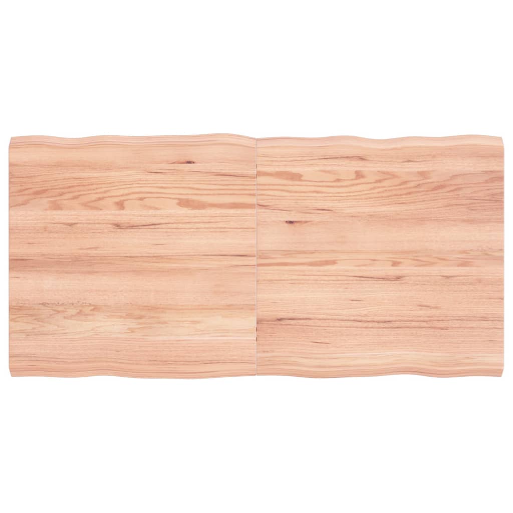 Dessus de table bois massif traité bordure assortie