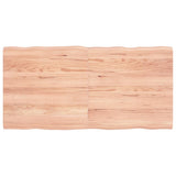 Dessus de table bois massif traité bordure assortie