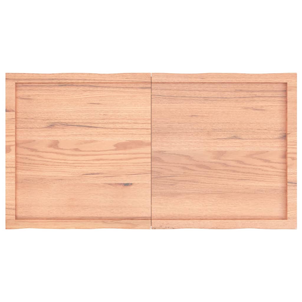 Dessus de table bois massif traité bordure assortie