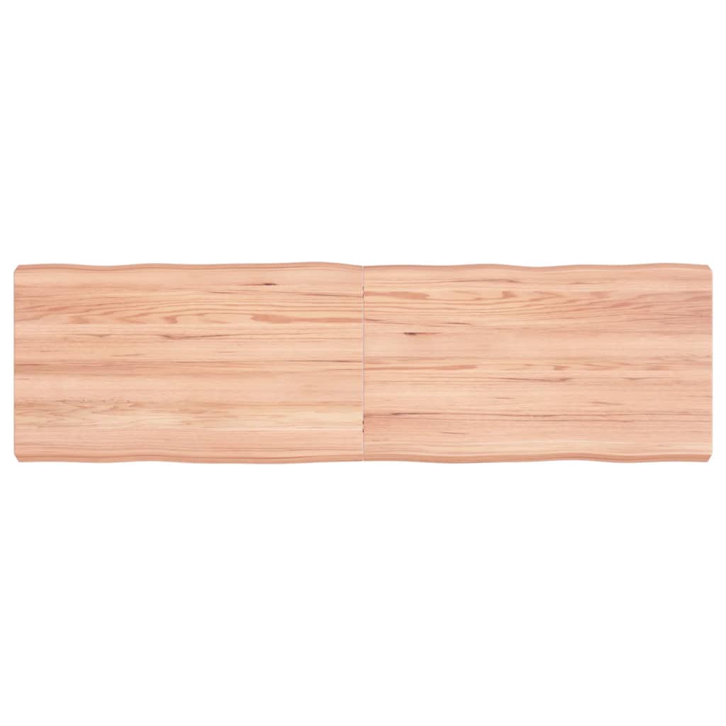 Dessus de table bois massif traité bordure assortie