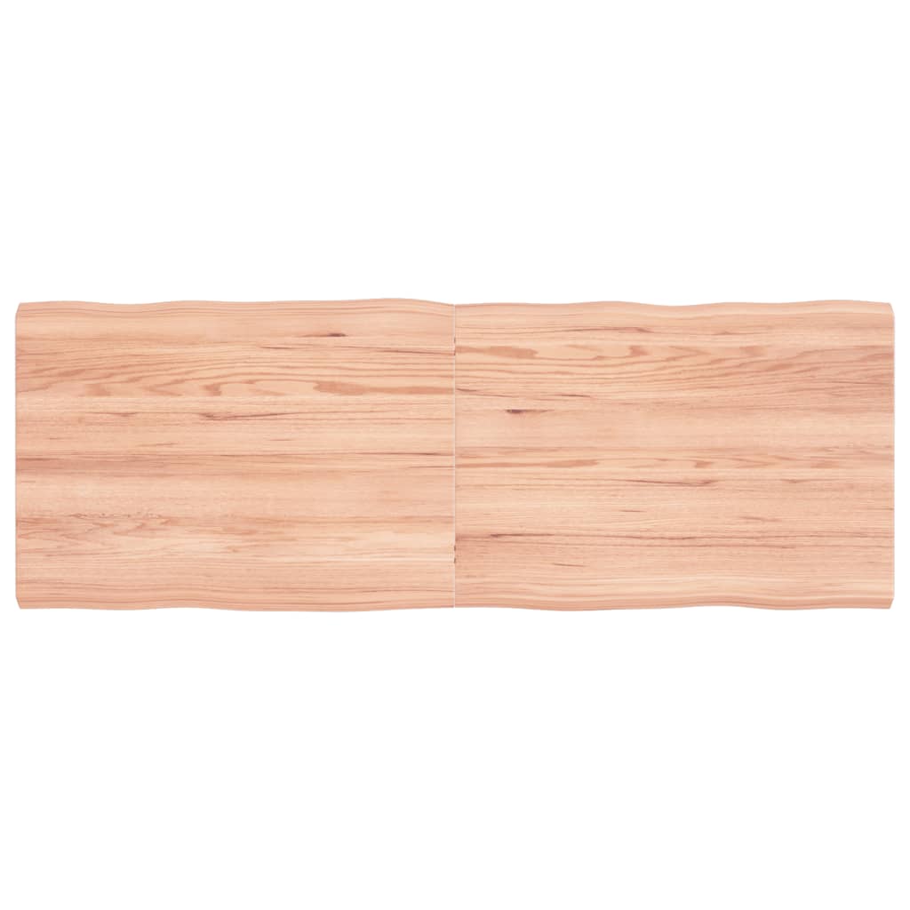 Dessus de table bois massif traité bordure assortie