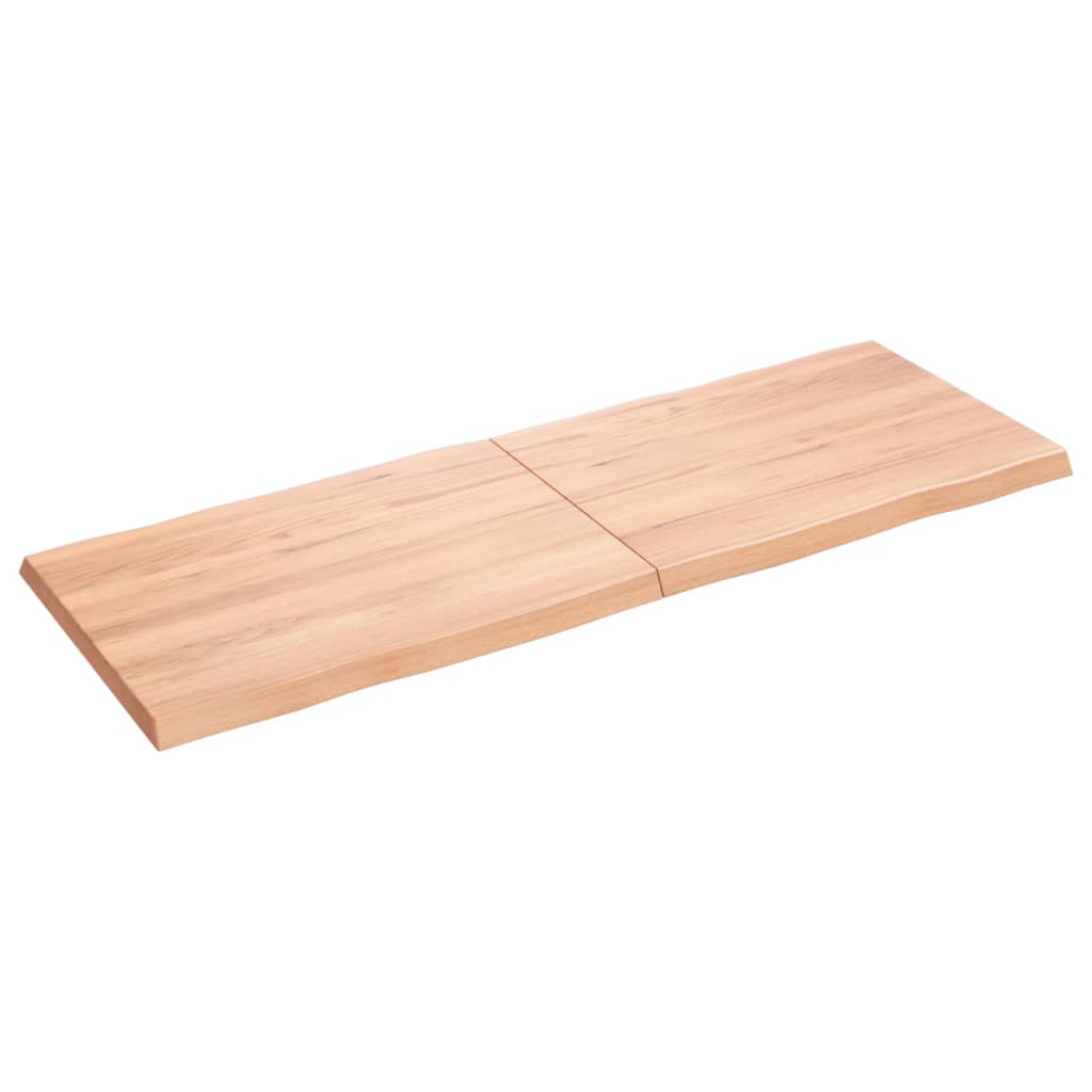 Dessus de table bois massif traité bordure assortie